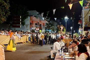 La carreta de Arenales triunfa en la romería de Valsequillo (Foto Francisco Javier Santana)